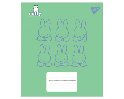 Зошит учнівський шкільний Miffy Bunny А5 18 аркушів лінія YES (767621)