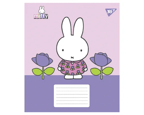 Зошит учнівський шкільний Miffy Spring А5 12 аркушів клітинка YES (767624)