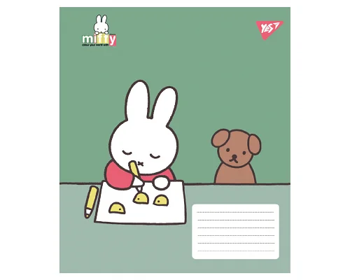 Зошит учнівський шкільний Miffy Spring А5 24 аркушів лінія YES (767630)
