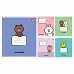 Зошит учнівський шкільний Line Friends Stylish А5 12 аркушів коса лінія YES (767647)
