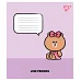 Зошит учнівський шкільний Line Friends Stylish А5 12 аркушів коса лінія YES (767647)