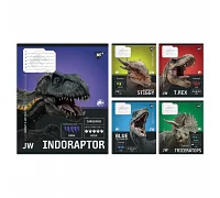Зошит учнівський шкільний JURASSIC WORLD Strength and Power А5 24 аркушів лінія YES (767669)