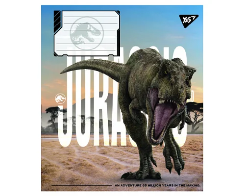 Зошит учнівський шкільний JURASSIC WORLD ALIVE А5 18 аркушів клітинка YES (767680)
