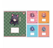 Зошит учнівський шкільний Anime girls А5 12 аркушів лінія YES (767988)