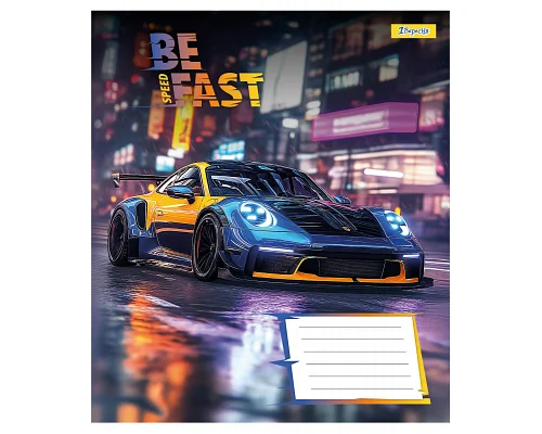 Зошит учнівський шкільний Be Fast А5 12 аркушів лінія 1 Вересня (768006)