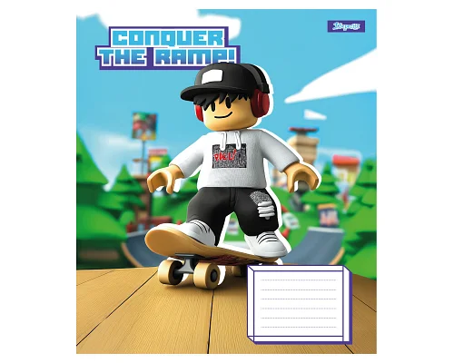Зошит учнівський шкільний Lego character А5 12 аркушів лінія 1 Вересня (768180)