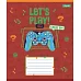 Зошит учнівський шкільний Let's Play А5 12 аркушів лінія 1 Вересня (768190)