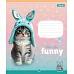 Зошит учнівський шкільний Funny Pets А5 12 аркушів лінія 1 Вересня (768209)