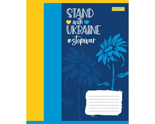 Зошит учнівський шкільний Ukraine above all А5 12 аркушів лінія 1 Вересня (768222)