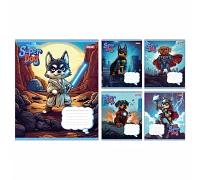 Зошит учнівський шкільний Super Dog А5 12 аркушів лінія 1 Вересня (768253)