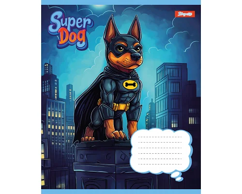 Зошит учнівський шкільний Super Dog А5 12 аркушів лінія 1 Вересня (768253)