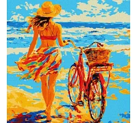 Картина за номерами Зустрічай літо art_selena_ua 40х40 Ідейка (KHO8543)