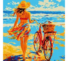 Картина за номерами Зустрічай літо art_selena_ua 40х40 Ідейка (KHO8543)