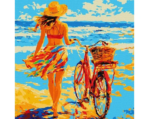 Картина за номерами Зустрічай літо art_selena_ua 40х40 Ідейка (KHO8543)