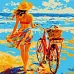Картина за номерами Зустрічай літо art_selena_ua 40х40 Ідейка (KHO8543)