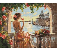 Алмазна мозаїка Літні мрії art_selena_ua 40х50 Ідейка (AMO8185)