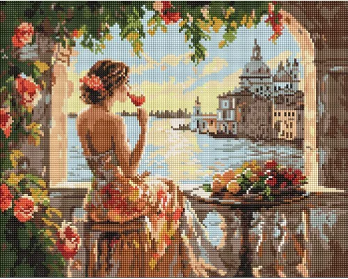 Алмазна мозаїка Літні мрії art_selena_ua 40х50 Ідейка (AMO8185)