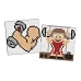 Алмазна мозаїка на стікері Спорт. Силач, набір із 2 сюжетів 9х9 Ідейка (AMS1126)