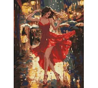 Алмазна мозаїка Танець під дощем art_selena_ua 40х50 Ідейка (AMO8178)