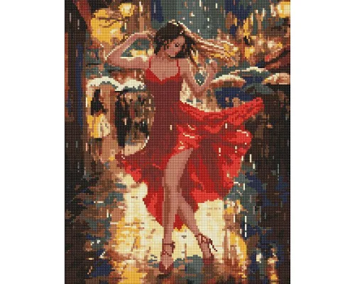 Алмазна мозаїка Танець під дощем art_selena_ua 40х50 Ідейка (AMO8178)