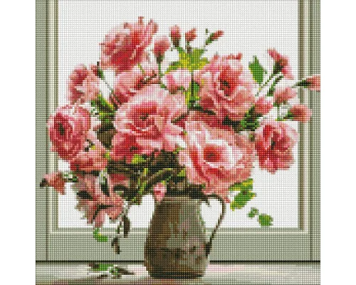 Алмазна мозаїка Аромат букета art_selena_ua 40х40 Ідейка (AMO7863)