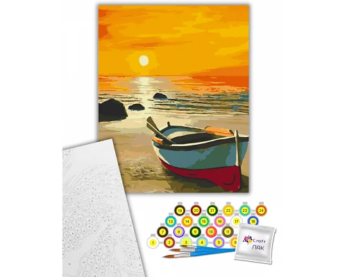 Картина за номерами Захід сонця 40х50 см Art Craft (504023-NC)