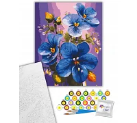 Картина за номерами Сині фіалки 40х50 см Art Craft (13097-AC)