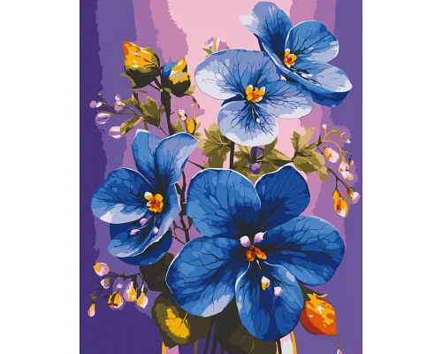 Картина за номерами Сині фіалки 40х50 см Art Craft (13097-AC)