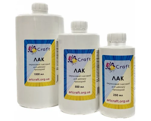 Лак акриловий глянсовий 250 мл 5002 Art Craft (5002-AC)
