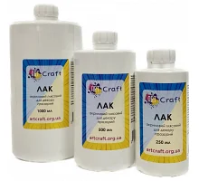 Лак акриловий глянсовий 1000 мл (1л) 5001 Art Craft (5001-AC)