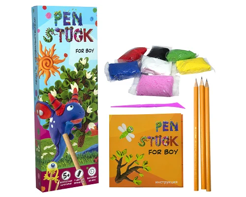 Набір для творчості Strateg Pen Stuck for boy россійскою мовою (30710)