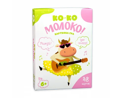 Настільна гра Strateg Коко-Молоко українською мовою (30386)