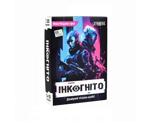 Настільна гра Strateg ІНКОГНІТО українською мовою (30111)