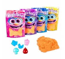 Кінетичний пісок Strateg Magic sand в пакеті 39403-7 помаранчевий, 0,500 кг