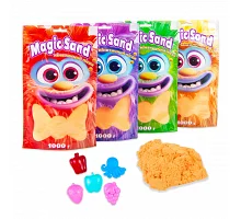 Кінетичний пісок Strateg Magic sand в пакеті 39404-7 помаранчевий, 1 кг