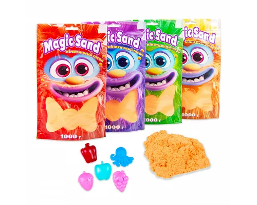 Кінетичний пісок Strateg Magic sand в пакеті 39404-7 помаранчевий, 1 кг