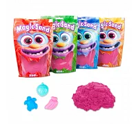 Кінетичний пісок Strateg Magic sand в пакеті 39402-8 рожевий, 0,350 кг
