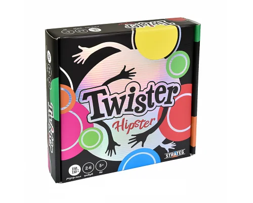 Розважальна гра Strateg Твістер Twister-hipster (30628)