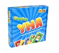 Настільна гра Strateg УНА Сімейна 2 в 1 українською мовою (30527)