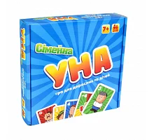 Настільна гра Strateg УНА Сімейна 2 в 1 українською мовою (30527)