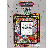 Картина за номерами Chanel №5 арт (Шанель номер 5) 40*50 см Орігамі (LW3476)