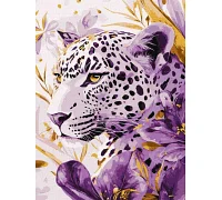 Картина за номерами Лілова хижачка з фарбами металік extra art_selena_ua 30х40 Ідейка (KHO6728)