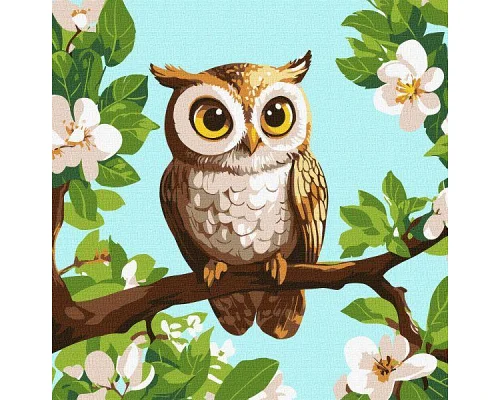 Картина за номерами Лісова варта art_selena_ua 30х30 Ідейка (KHO6740)