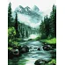 Картина за номерами Таємниче джерело art_selena_ua 30х40 Ідейка (KHO6371)