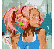 Картина по номерам Розовые летние биты Mariia Kotiuzhynska 50х50 Идейка (KHO8552)