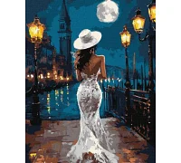 Картина за номерами Біля причалу art_selena_ua 40х50 Ідейка (KHO8544)