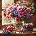 Картина за номерами Букет і фрукти art_selena_ua 40х40 Ідейка (KHO5728)