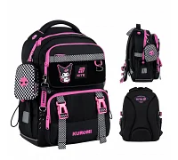 Рюкзак шкільний Kite котик Kuromi 39 см (HK25-1022M)