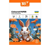 Папір кольоровий двосторонній O'range Line 20 аркушів А4 скоба YES (954898)