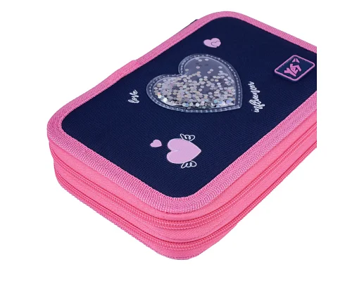 Пенал-книжка твердий подвійний Bright Hearts HP-01 Yes (533640)